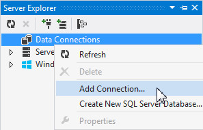 Creating Database Connections