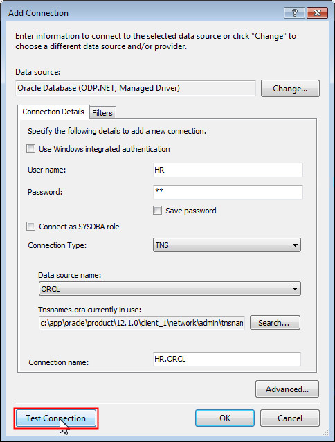 Creating Database Connections