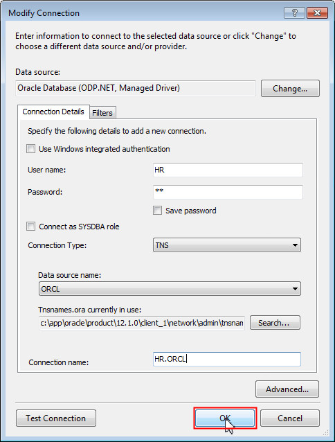 Creating Database Connections