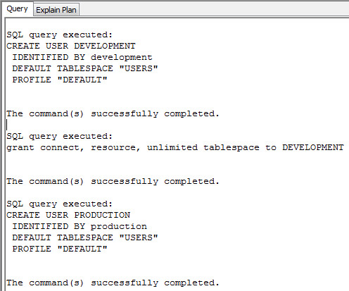Creating Database Connections