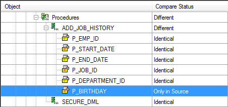 Viewing Schema Differences and Generating Diff Scripts