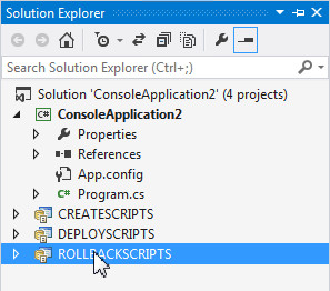 Generating Rollback Scripts
