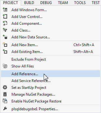 Creating a Project in Visual Studio