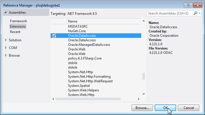 Creating a Project in Visual Studio