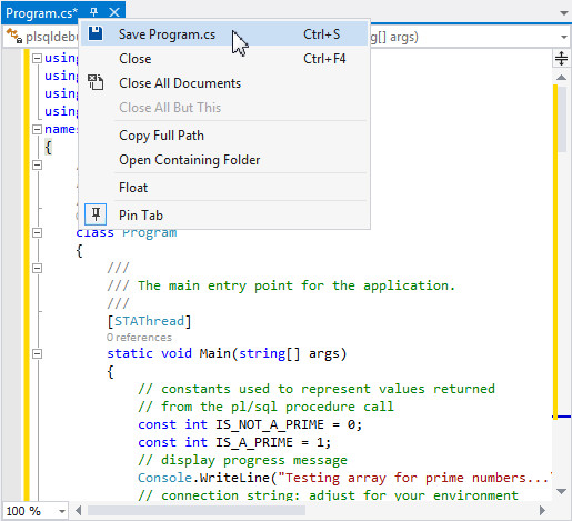 Creating a Project in Visual Studio