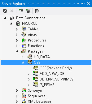 Creating the PL/SQL Package and Package Body