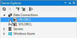 Creating an Oracle Connection