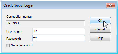 Creating an Oracle Connection