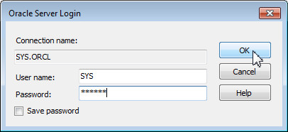 Creating an Oracle Connection