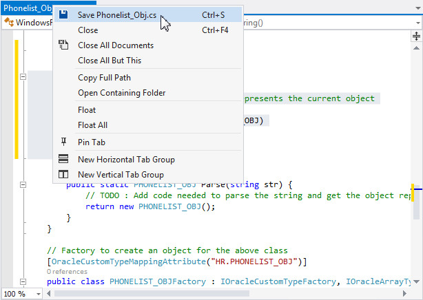 Modifying the ToString method of the UDT Custom Classes