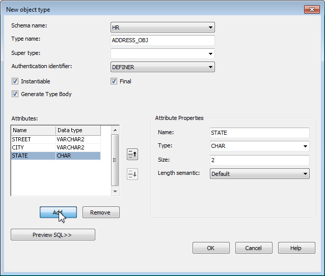 Creating User-Defined Types