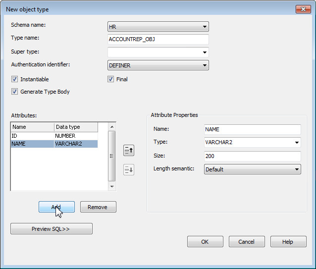 Creating User-Defined Types