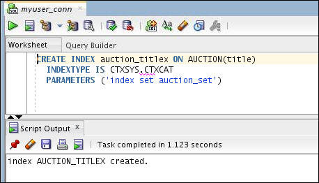 Creating and Maintaining Oracle Text Indexes