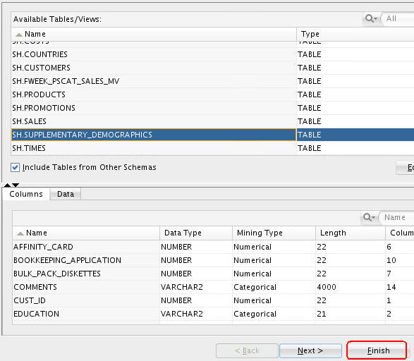 Using the SQL Query Node With Oracle Data Miner 4.1