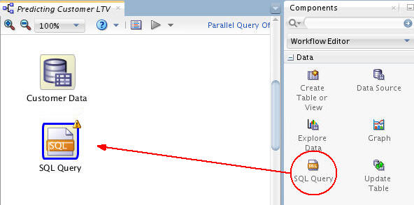 Using the SQL Query Node With Oracle Data Miner 4.1