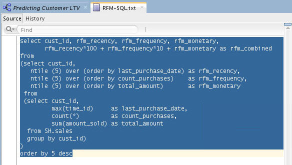 Using the SQL Query Node With Oracle Data Miner 4.1