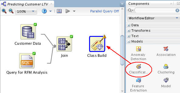 Using the SQL Query Node With Oracle Data Miner 4.1