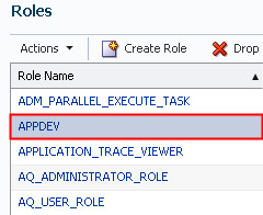 Roles page