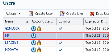 Users page