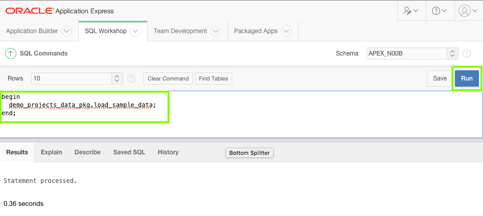 APEX Basic Demo Projects Hands-On Lab (v2.0.5)
