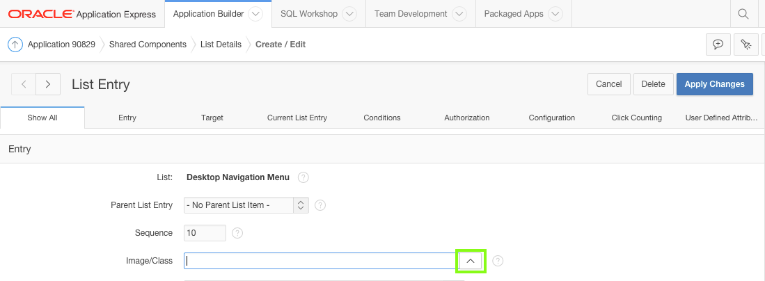 Invoke Image/Class list