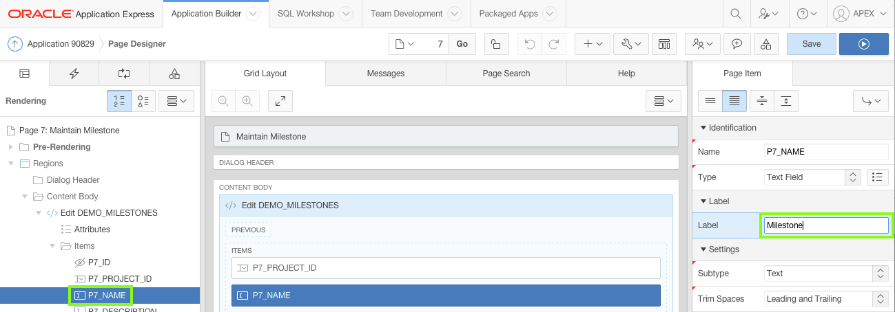 Set Column Attributes