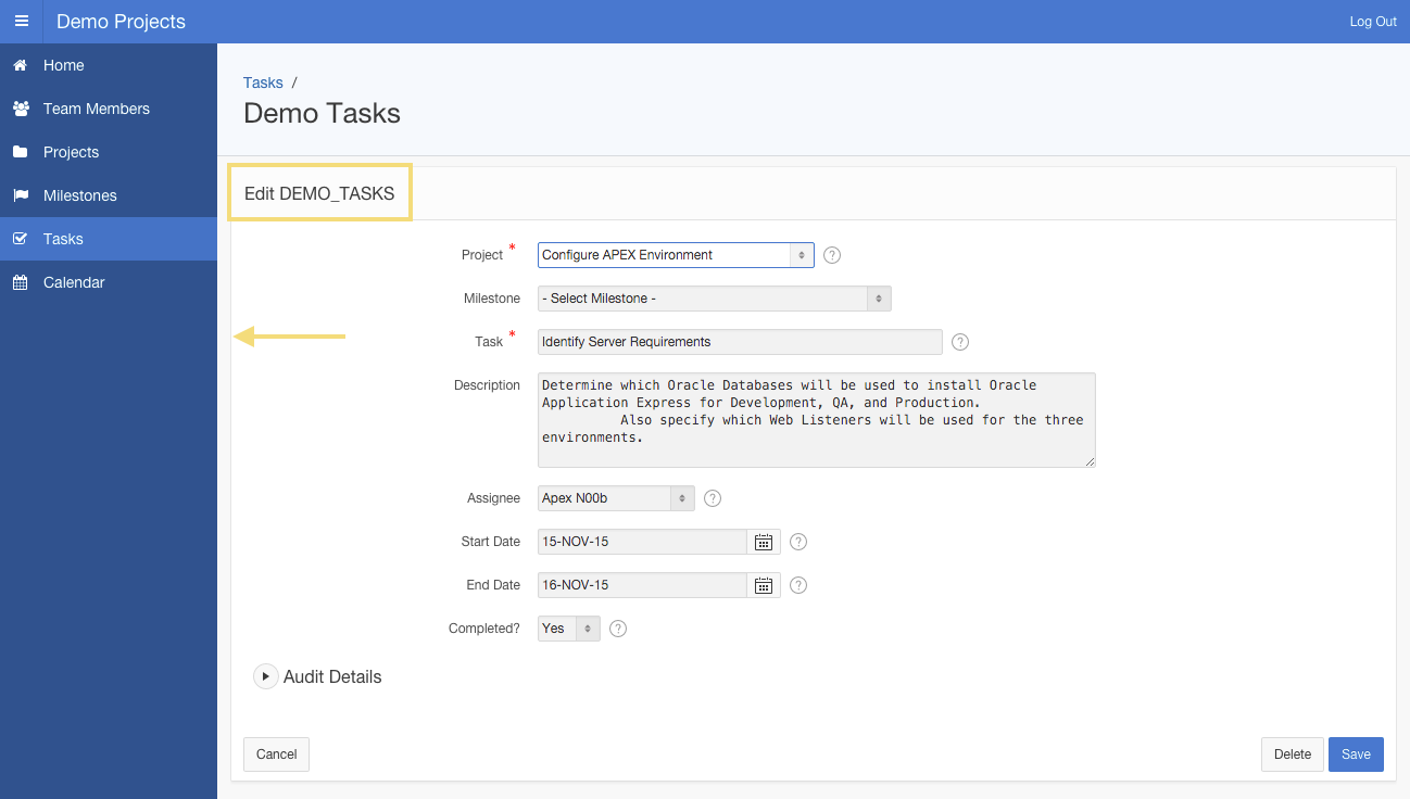 Runtime - Maintain Task