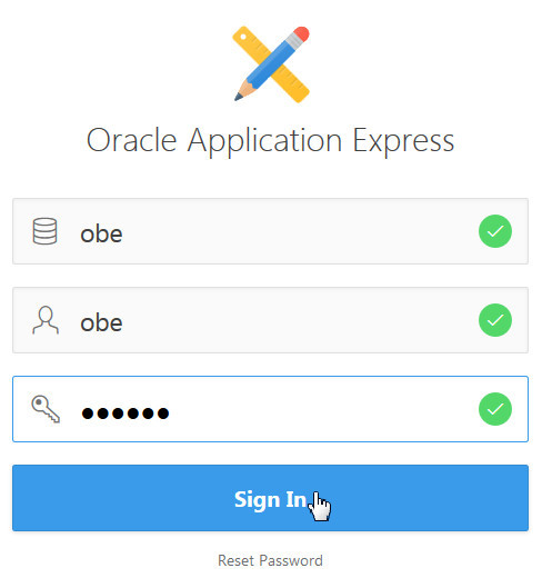 Oracle Apex Pie Chart