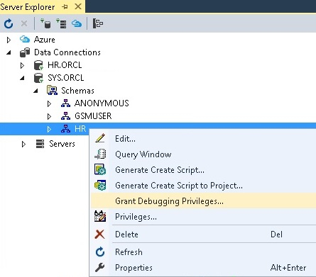 Debugging Oracle Plsql From Visual Studio