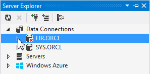 Creating an Oracle Connection