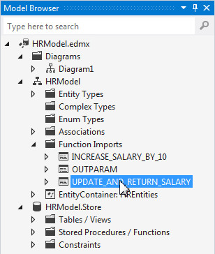 Function Imports and Retrieving Implicit Resultsets | Inserting and Updating Data Directly