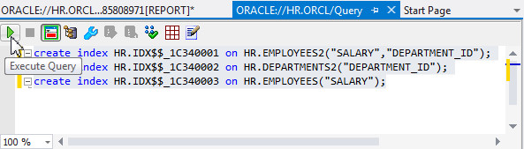 Using SQL Tuning Advisor to Tune AdHoc SQL