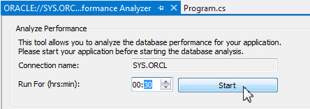 Using Performance Analyzer to Analyze Application Performance
