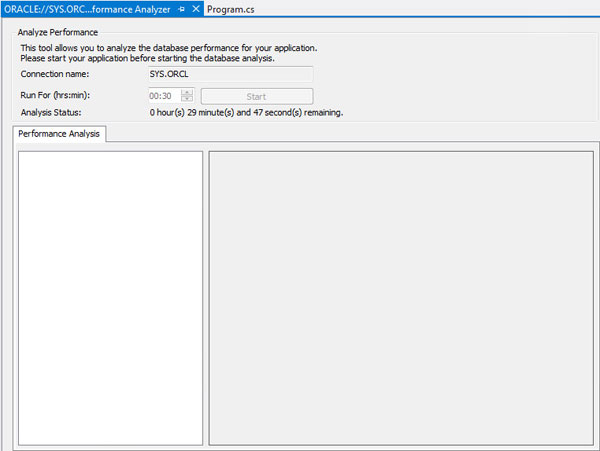 Using Performance Analyzer to Analyze Application Performance