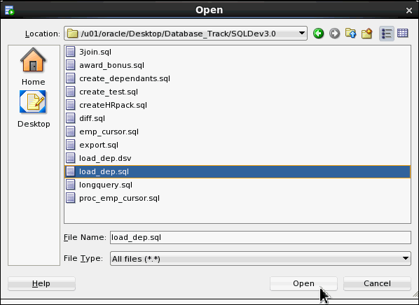 Getting Started with Oracle SQL Developer 4.0