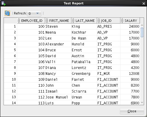 Creating Reports in SQL Developer 4.0