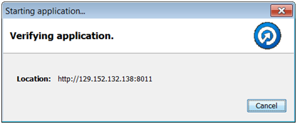Verifying application