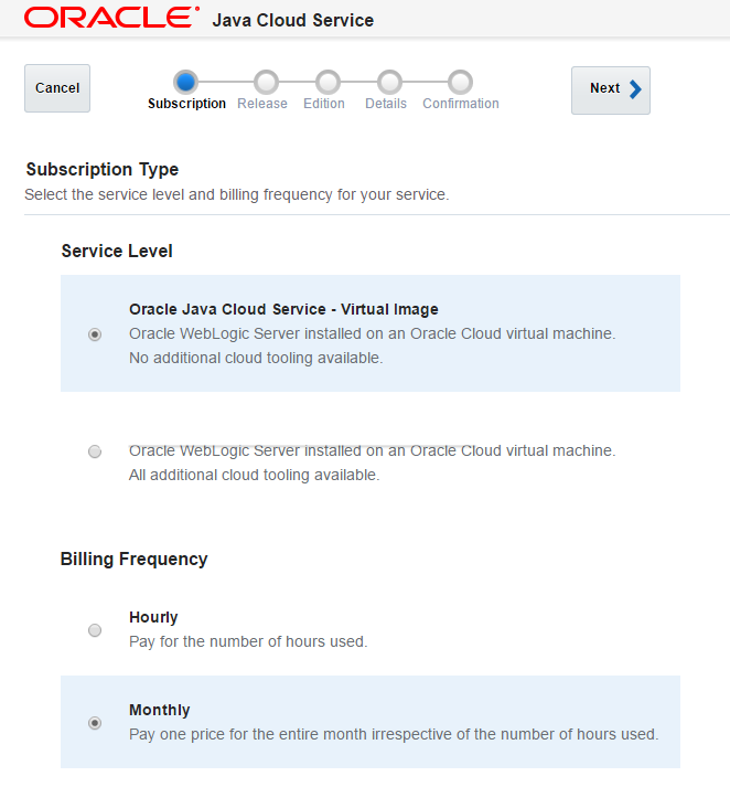 Subscription Type