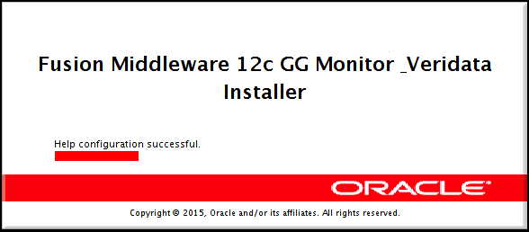 Fusion Middleware 12c GG Monitor_Veridata installer splash window.