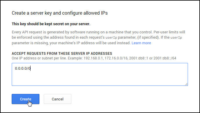 configure IP
