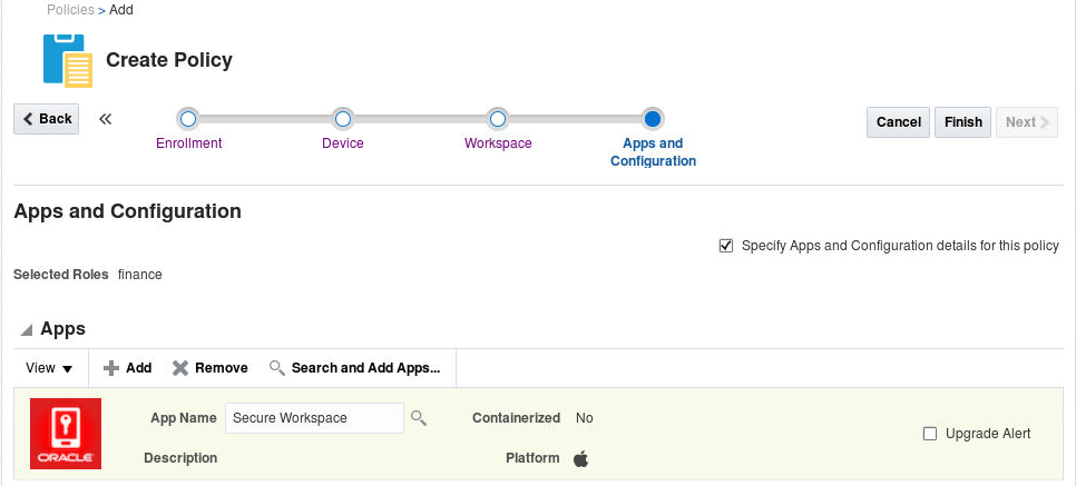 Apps and Configuration
