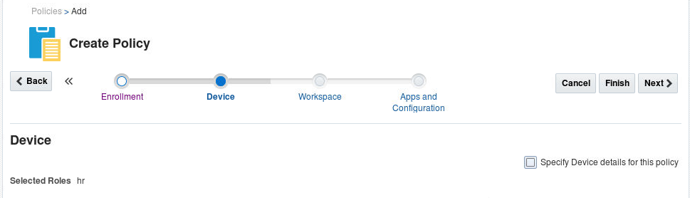 Disable MDM settings