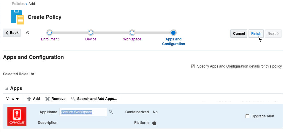 Apps and Configuration