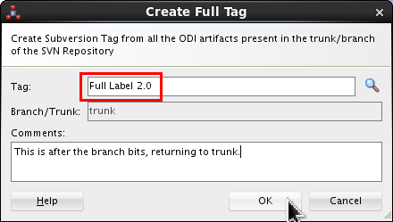 Create full tag