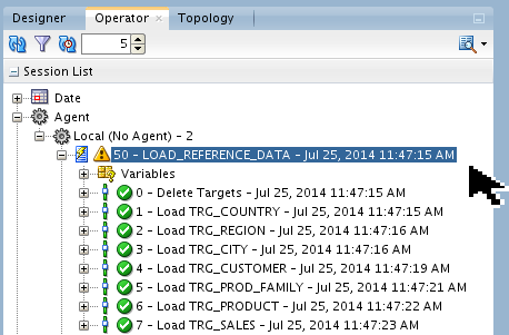 Operator LOAD_REF_DATA screen