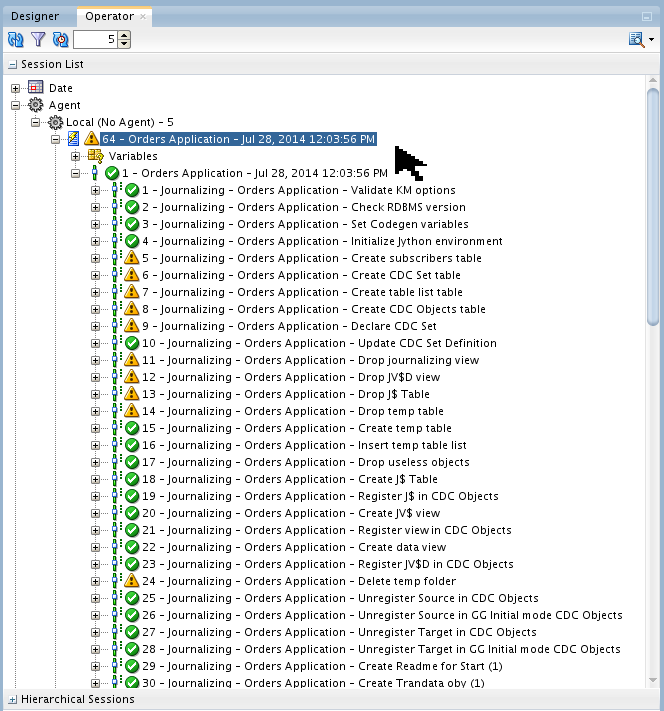 Operator Orders Application
