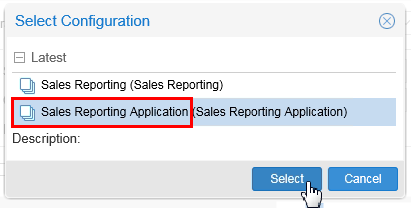 Select Configuration