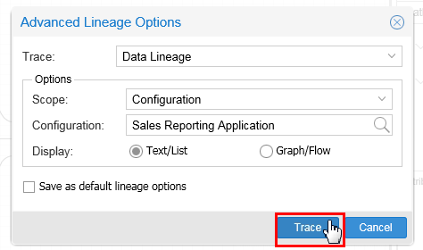 Advanced Lineage Options