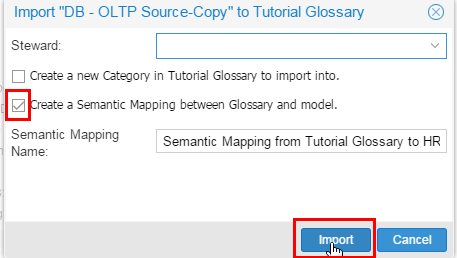 Term Status and Steward Import