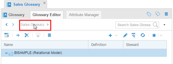 Back to top Glossary